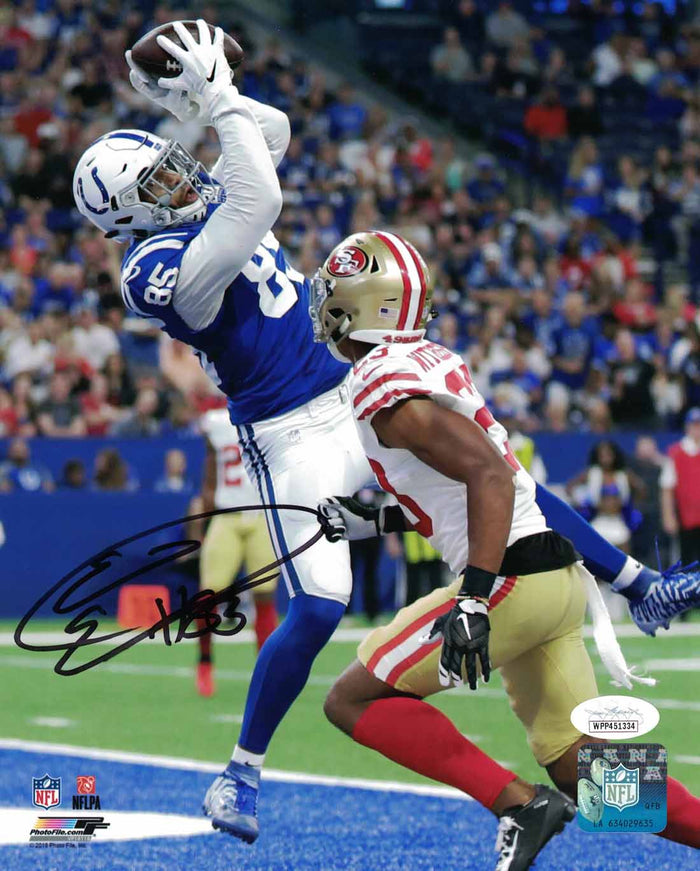 Eric Ebron Signed Indianapolis Colts 8x10 Photo – JSA Authenticated