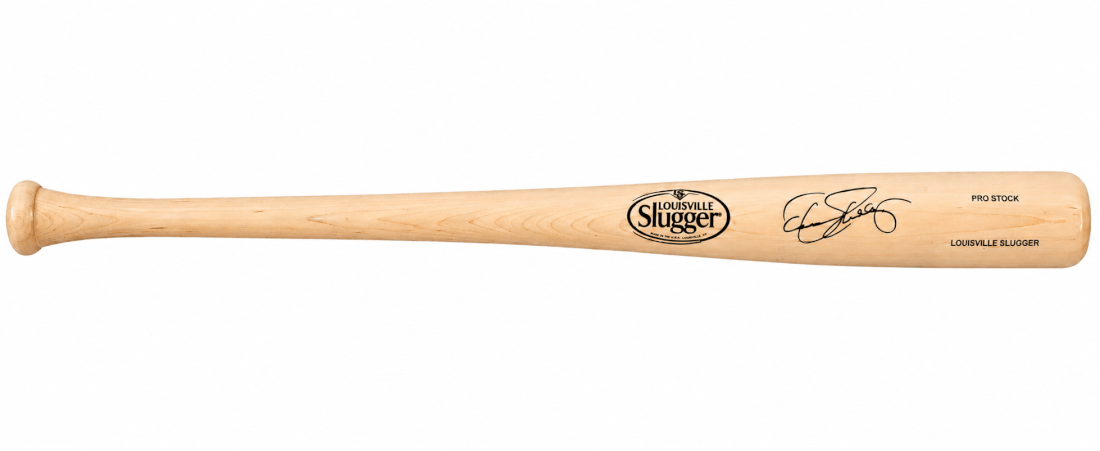 Dennis Eckersley Autographed Louisville Slugger Pro Stock Blonde Baseball Bat - (Fanatics)-Powers Sports Memorabilia