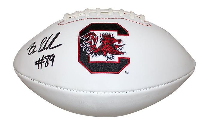 Bryan Edwards Signed South Carolina Gamecocks Logo Football – Beckett Authenticated-Powers Sports Memorabilia