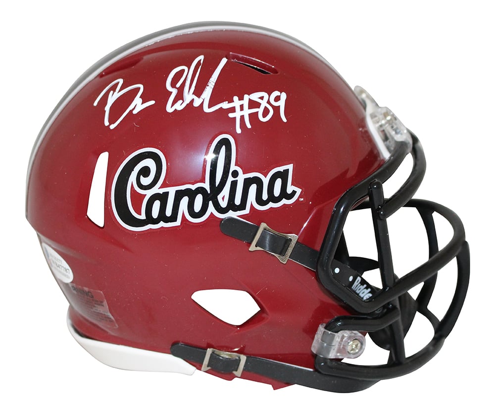 Bryan Edwards South Carolina Gamecocks Signed Mini Helmet BAS-Powers Sports Memorabilia