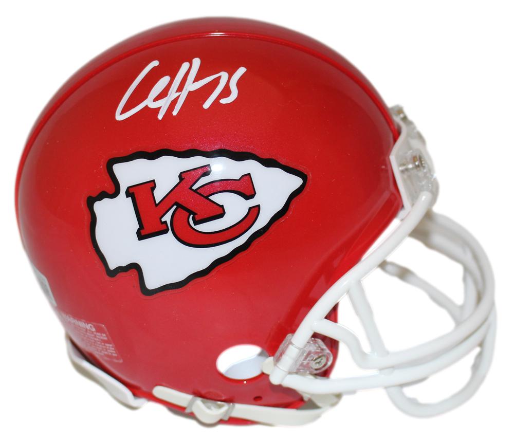Clyde Edwards-Helaire Signed Kansas City Chiefs VSR4 Mini Helmet – Beckett Authenticated-Powers Sports Memorabilia