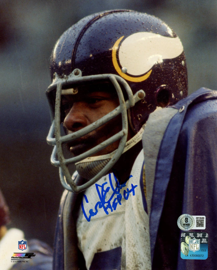 Carl Eller Signed Minnesota Vikings 8x10 Photo HOF Beckett WIT