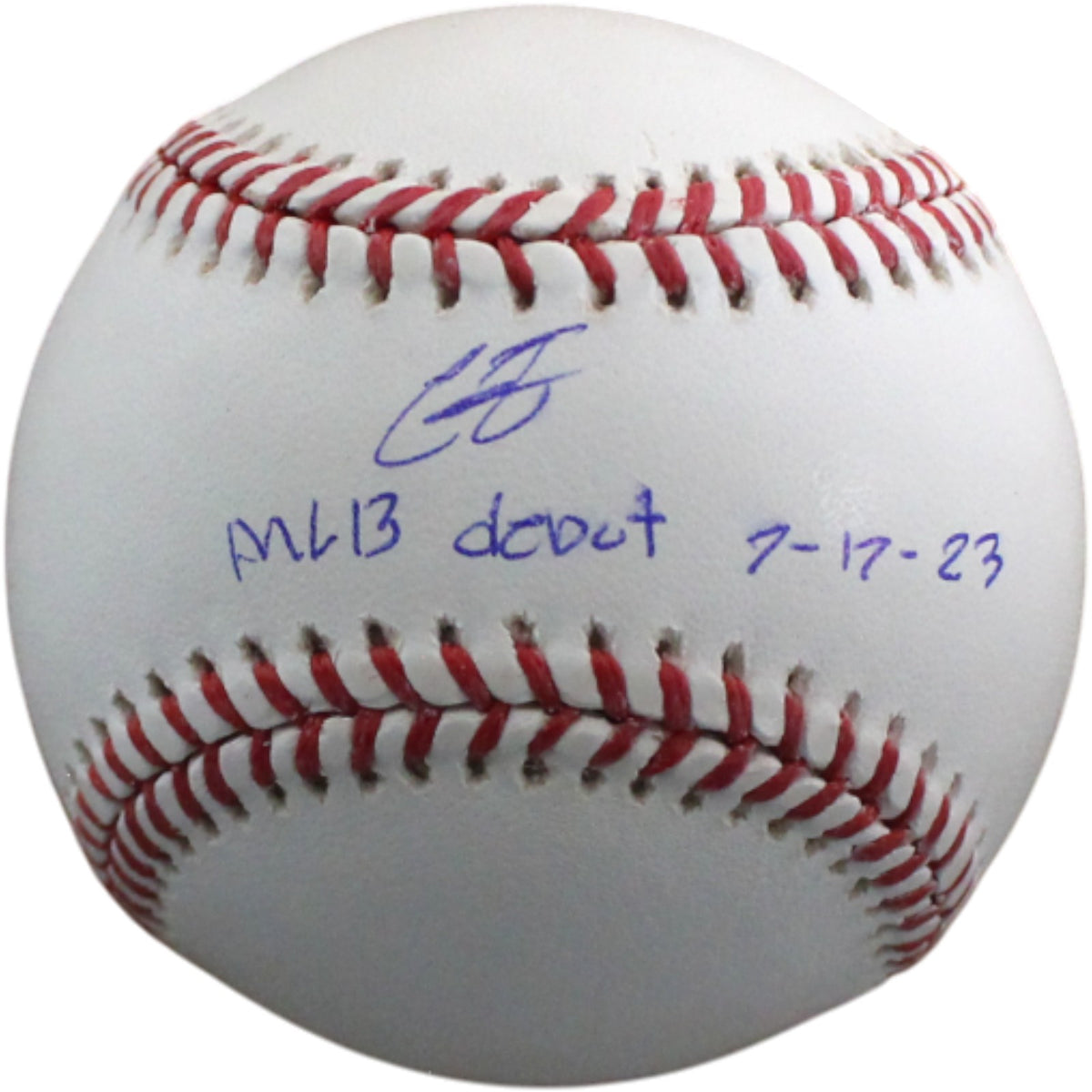 Christian Encarnacion Cincinnati Reds Signed Baseball - Baseball MLB Debut Fanatics-Powers Sports Memorabilia