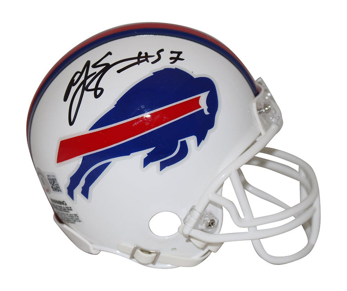 A.J. Epenesa Signed Buffalo Bills 2021 VSR4 Mini Helmet – Beckett Authenticated