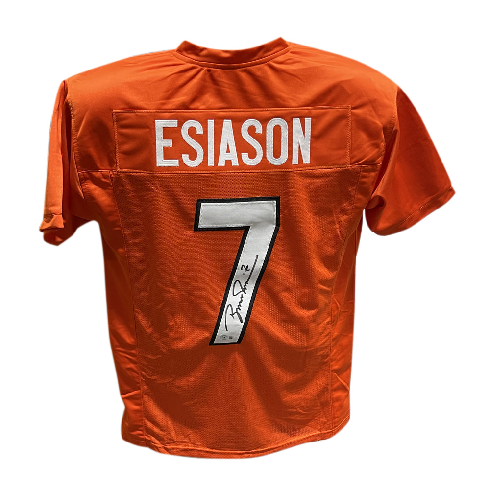 Boomer Esiason Pro Style Black Signed Jersey – Beckett Authenticated-Powers Sports Memorabilia