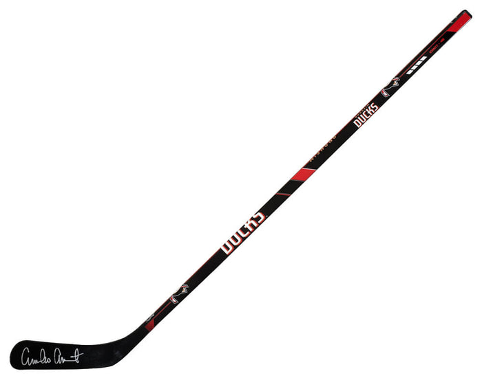 Emilio Estevez Autographed Anaheim Mighty Ducks Team Logo 48 Inch Full Size Replica Hockey Stick-Powers Sports Memorabilia
