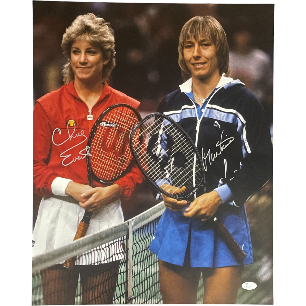 Chris Evert Martina Navratilova Signed 16x20 Photo-Powers Sports Memorabilia