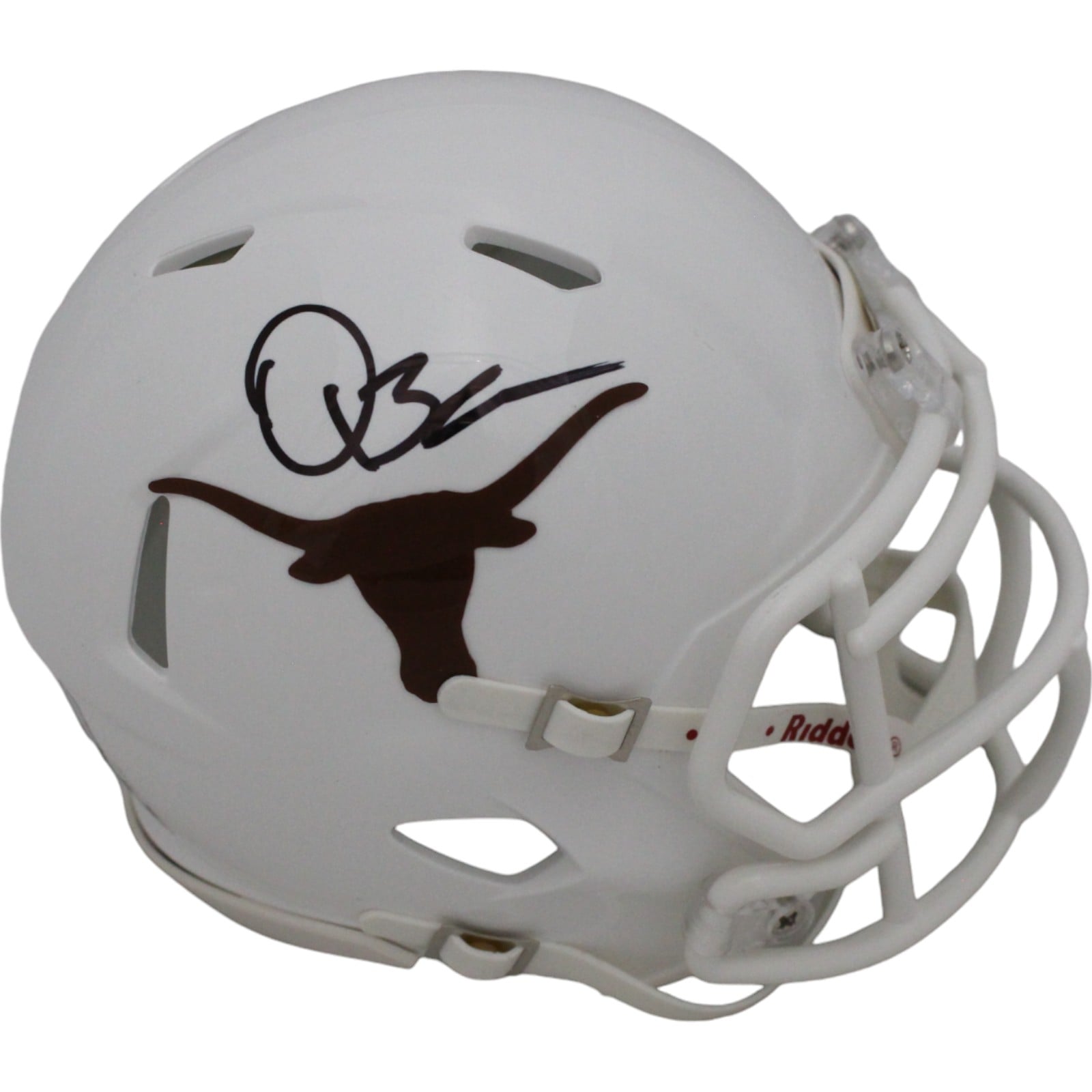 Quinn Ewers Signed Texas Longhorns Speed Mini Helmet – Beckett Authenticated-Powers Sports Memorabilia