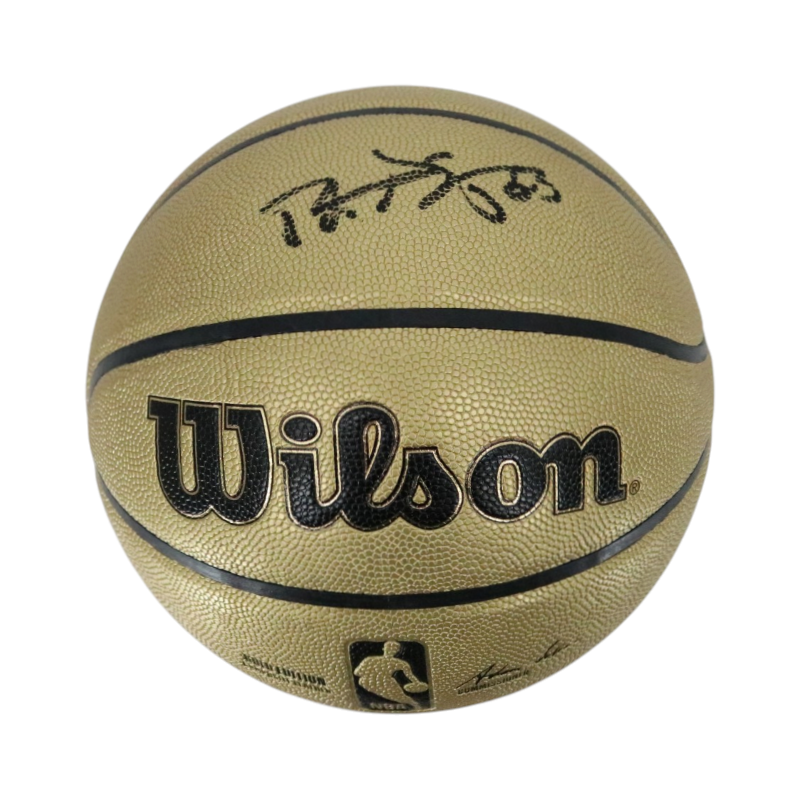Patrick Ewing New York Knicks Signed Gold Edition NBA Basketball-Powers Sports Memorabilia