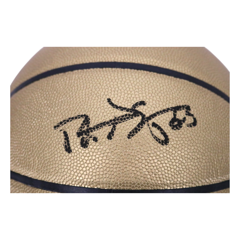 Patrick Ewing New York Knicks Signed Gold Edition NBA Basketball-Powers Sports Memorabilia