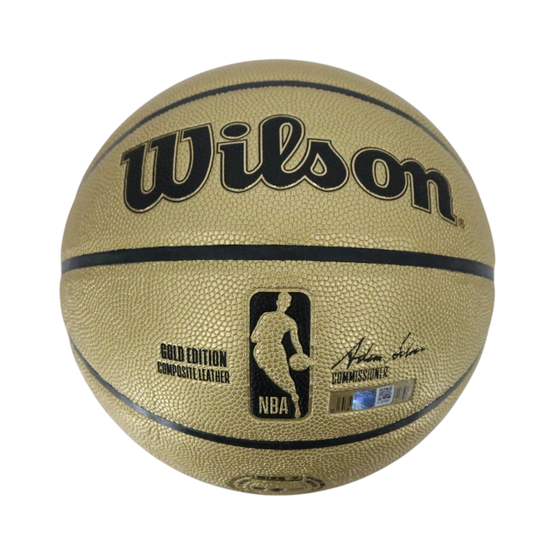 Patrick Ewing New York Knicks Signed Gold Edition NBA Basketball-Powers Sports Memorabilia