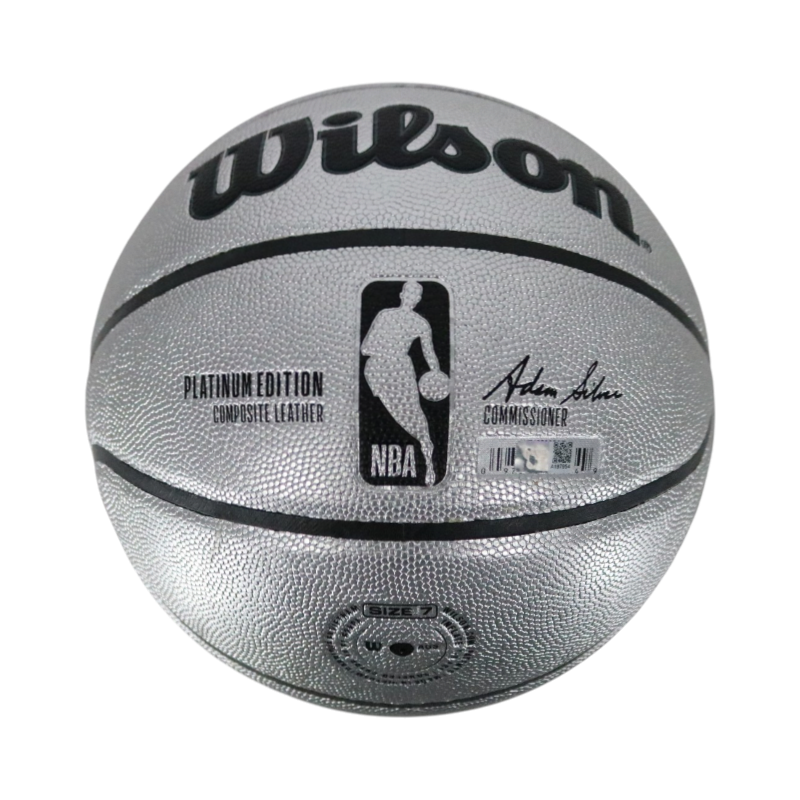 Patrick Ewing New York Knicks Signed Platinum Edition NBA Basketball-Powers Sports Memorabilia