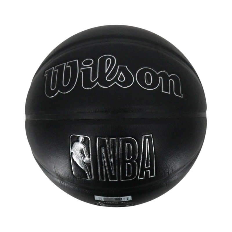 Patrick Ewing New York Knicks Signed Black Knicks Logo NBA Basketball-Powers Sports Memorabilia