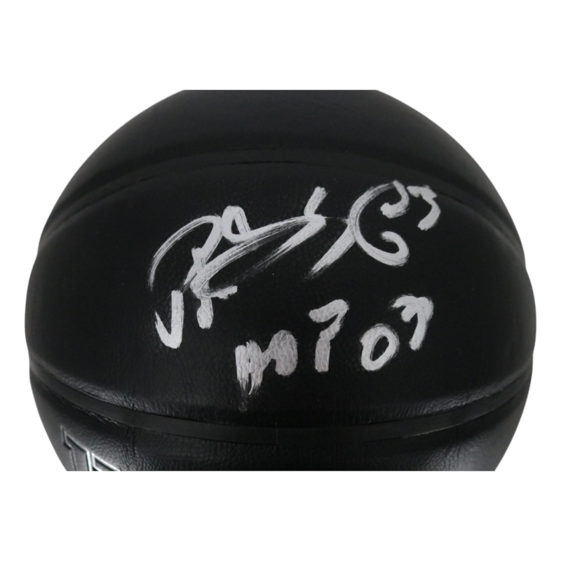 Patrick Ewing New York Knicks Signed Inscribed HOF 08 Black Knicks Logo NBA Basketball-Powers Sports Memorabilia