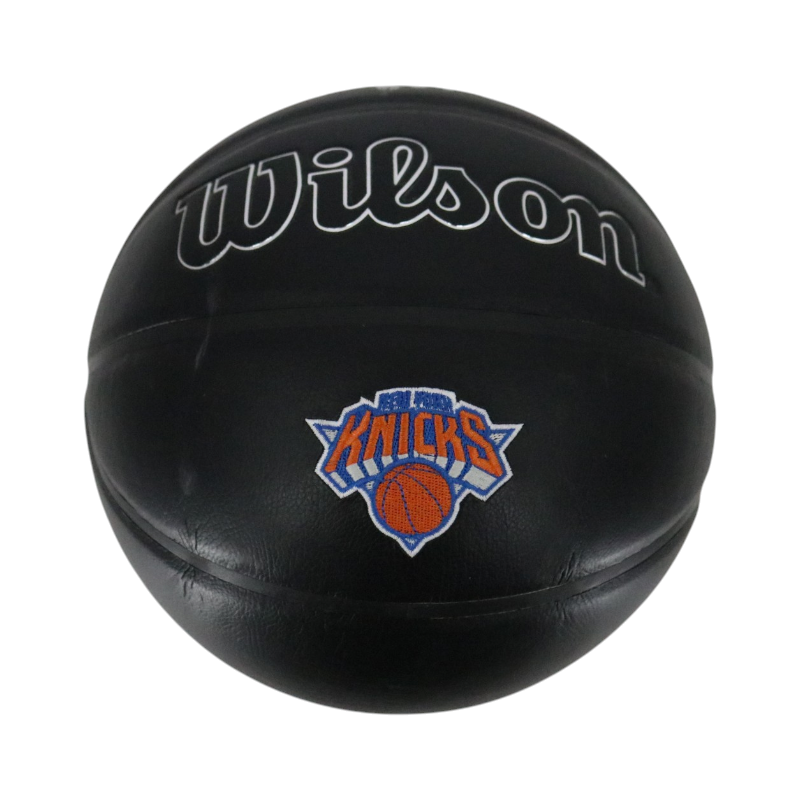 Patrick Ewing New York Knicks Signed Inscribed HOF 08 Black Knicks Logo NBA Basketball-Powers Sports Memorabilia