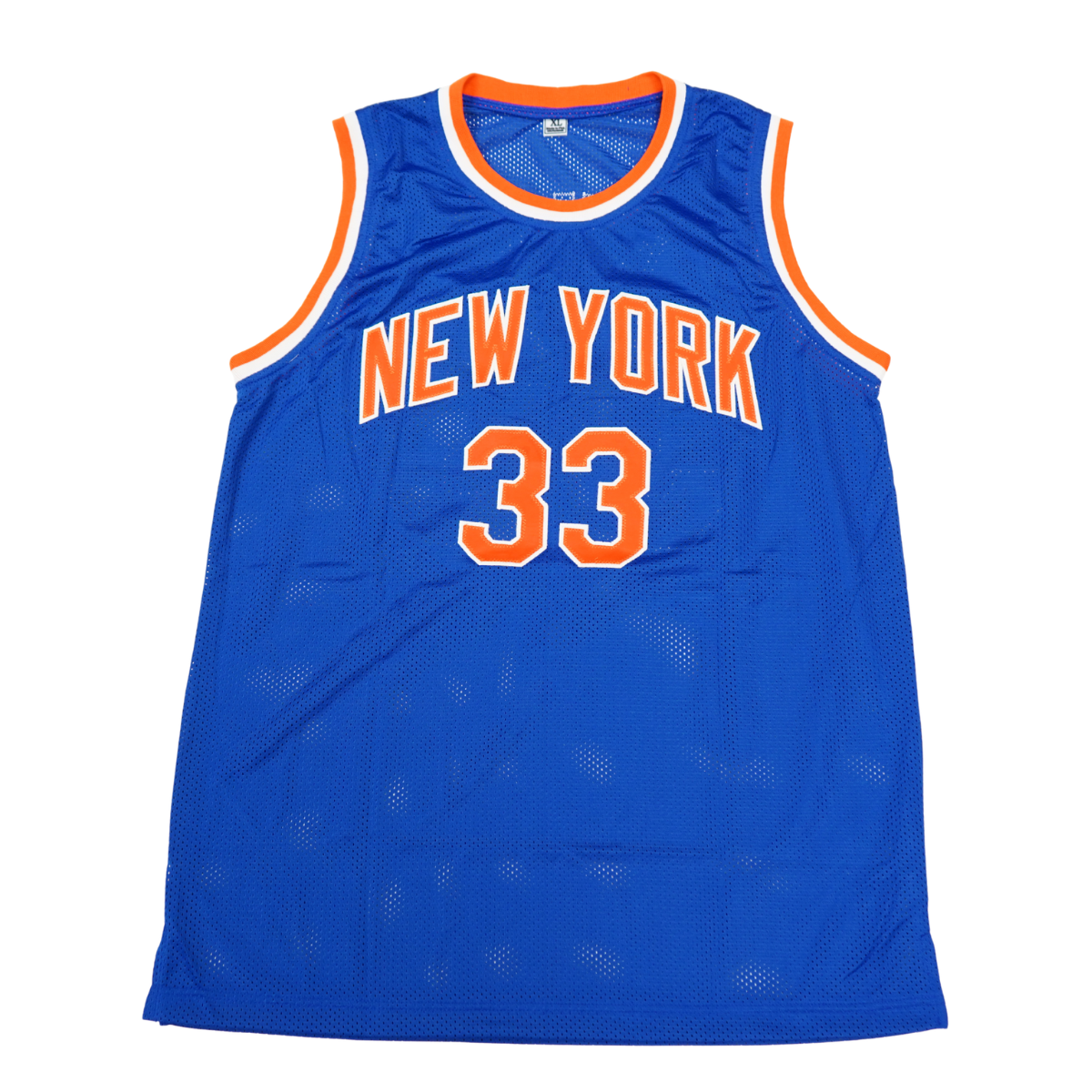 Patrick Ewing New York Knicks Signed Pro-Style Blue Jersey-Powers Sports Memorabilia