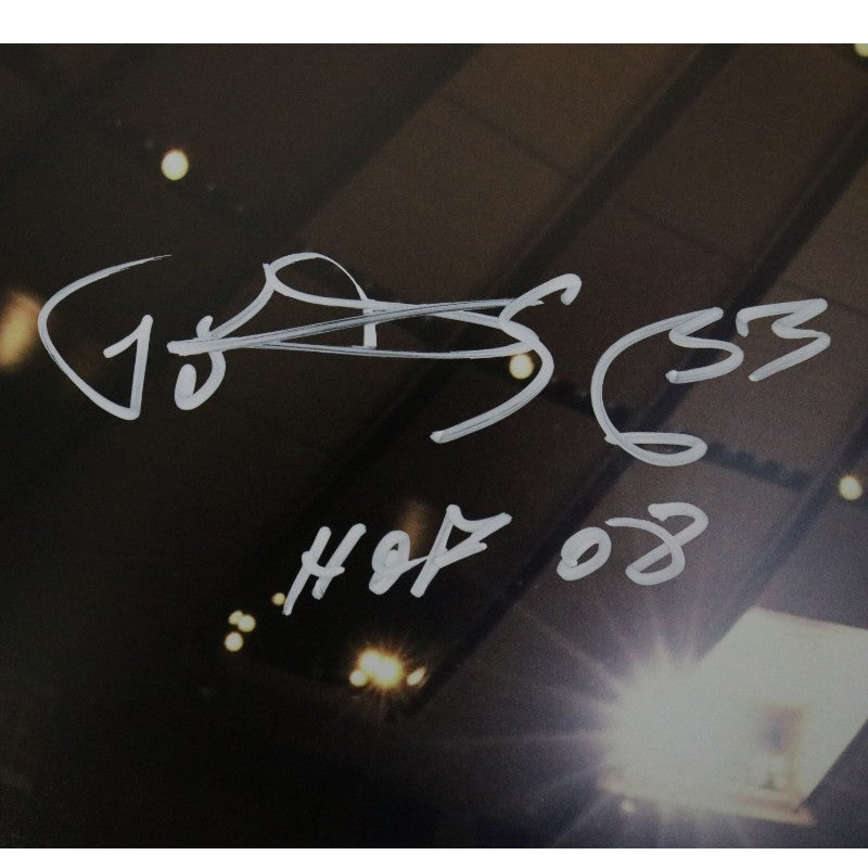 Patrick Ewing New York Knicks Signed Inscribed HOF 08 Arms Out 16x20 Photo-Powers Sports Memorabilia
