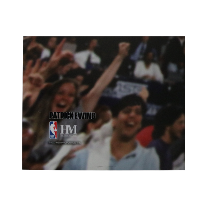 Patrick Ewing New York Knicks Signed Inscribed HOF 08 Arms Out 16x20 Photo-Powers Sports Memorabilia