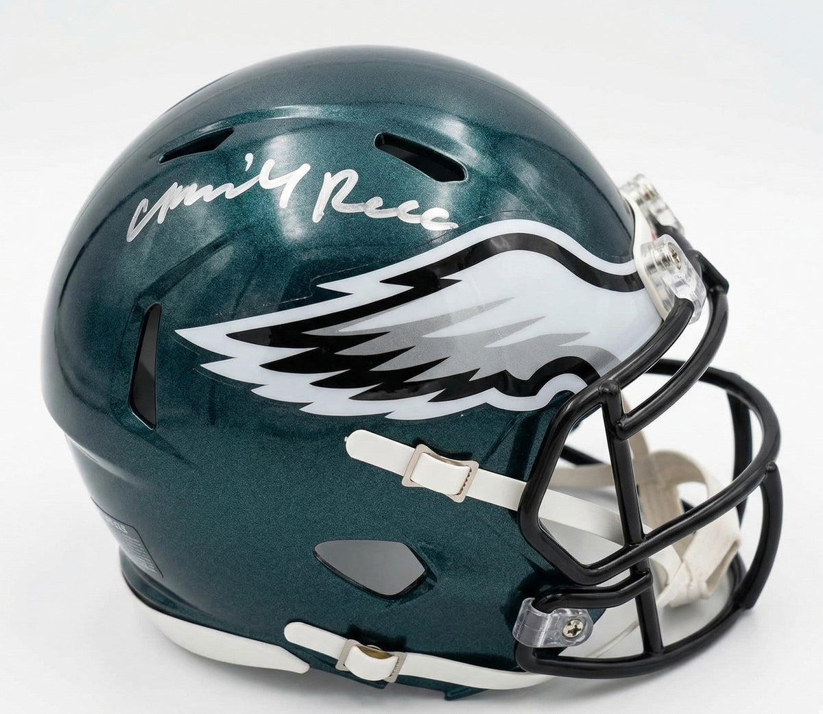 Merrill Reese Philadelphia Eagles Signed Mini-Helmet-Powers Sports Memorabilia