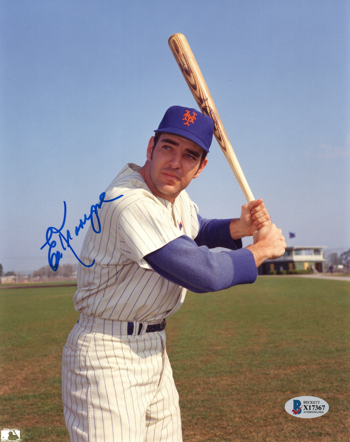 Ed Kranepool Autographed New York Mets 8x10 Photo Beckett Authenticated-Powers Sports Memorabilia
