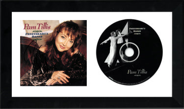 Pam Tillis Autographed 1994 Sweetheart's Dance Album Cover Booklet with CD 6.5x12 Custom Framing- JSA #GG08339-Powers Sports Memorabilia