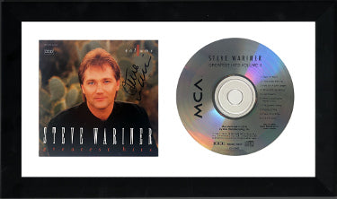 Steve Wariner Autographed 1992 Greatest Hits Volume II Album Cover Booklet with CD 6.5x12 Custom Framing- JSA #GG08268-Powers Sports Memorabilia