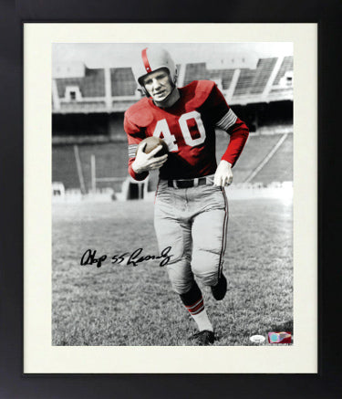 Howard "Hopalong" Cassady Autographed Ohio State Buckeyes NCAA Spotlight 16 x 20 Photograph Custom Framing- JSA (55 Heisman)-Powers Sports Memorabilia