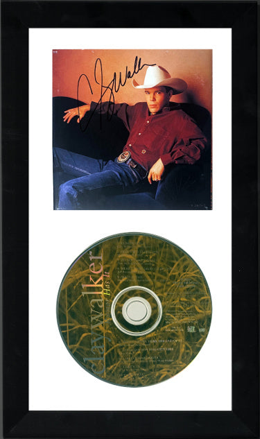 Clay Walker Autographed 1997 Rumor Has It Booklet Back Cover with CD 6.5x12 Custom Framing- JSA #KK58151-Powers Sports Memorabilia