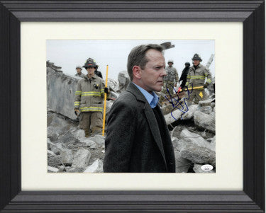 Kiefer Sutherland Autographed Designated Survivor TV 11 x 14 Photograph Custom Framing- JSA #II11179 (President Tom Kirkman)-Powers Sports Memorabilia