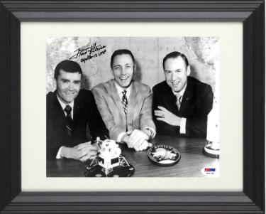 Fred Haise Autographed NASA Astronaut/Pilot 8 x 10 Photograph Custom Framing- PSA #S22134- Apollo 13 LMP (with Jim Lovell/John Swigert)-Powers Sports Memorabilia