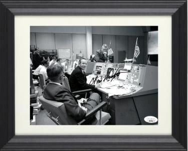 Chris/Christopher Kraft Autographed Gemini 6 Flight Director 8 x 10 Photograph Custom Framing- JSA #SS17690 (Apollo 13/Mercury)-Powers Sports Memorabilia