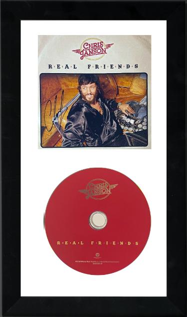 Chris Janson Autographed 2019 Real Friends Album CD with Cover Custom Framing- JSA #SS17752-Powers Sports Memorabilia