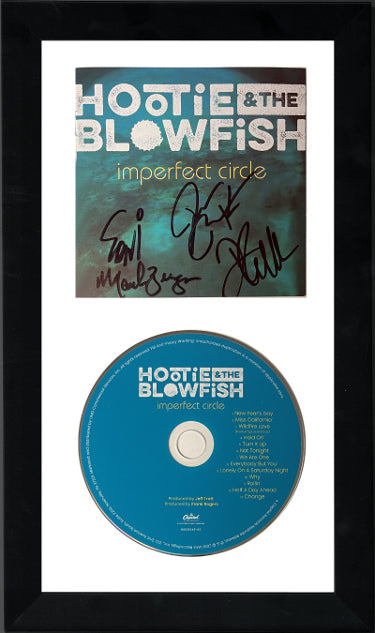 Hootie & The Blowfish Autographed 2003 Imperfect Circle Booklet Cover with CD/Case 6.5x12 Custom Framing- Darius Rucker- COA-Powers Sports Memorabilia
