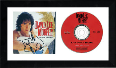 David Lee Murphy Autographed 1994 Out With a Bang Album Cover Booklet with CD 6.5x12 Custom Framing- JSA #GG08287-Powers Sports Memorabilia