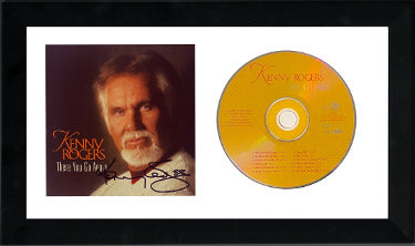 Kenny Rogers Autographed 2000 There You Go Again Album Cover Booklet with CD 6.5x12 Custom Framing- COA (Dreamcatcher Record)-Powers Sports Memorabilia