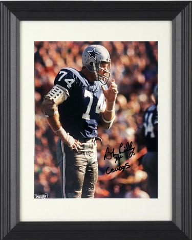 Bob Lilly Autographed Dallas Cowboys NFL Licensed 8 x 10 Photograph #74 Custom Framing- CSA COA/Show Ticket-Powers Sports Memorabilia