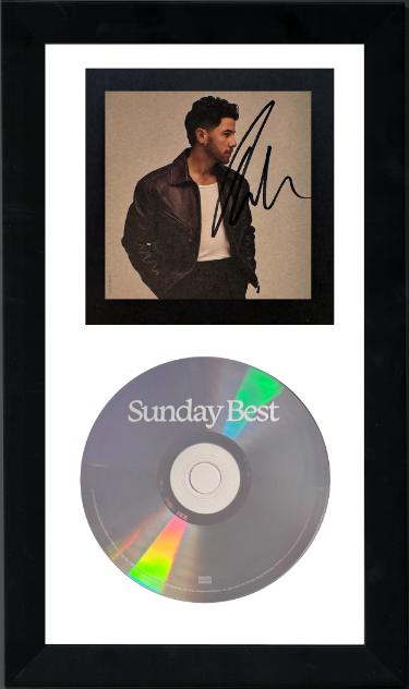 Nick Jonas Autographed 2026 Sunday Best 4x4 Photograph Art Card with Album Cover Booklet & CD 6.5x12 Custom Framing- COA (Jonas Brothers)-Powers Sports Memorabilia