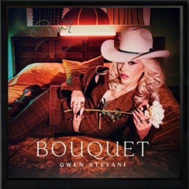 Gwen Stefani Autographed 2024 Bouquet 11.5x11.5 Art Card/Album Cover/LP/Vinyl/Record Custom Framing- COA-Powers Sports Memorabilia