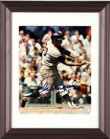 Orlando Cepeda Autographed Giants MLB Licensed 8 x 10 Photograph Custom Framing- Sports World Collectibles COA/HOF-Powers Sports Memorabilia