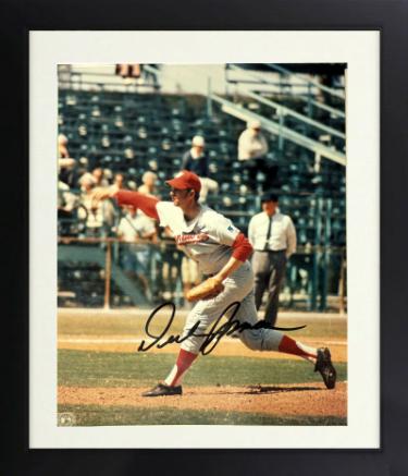 Dick Bosman Autographed Washington Senators MLB Licensed 8 x 10 Photograph Custom Framing- COA (1974 No Hit)-Powers Sports Memorabilia