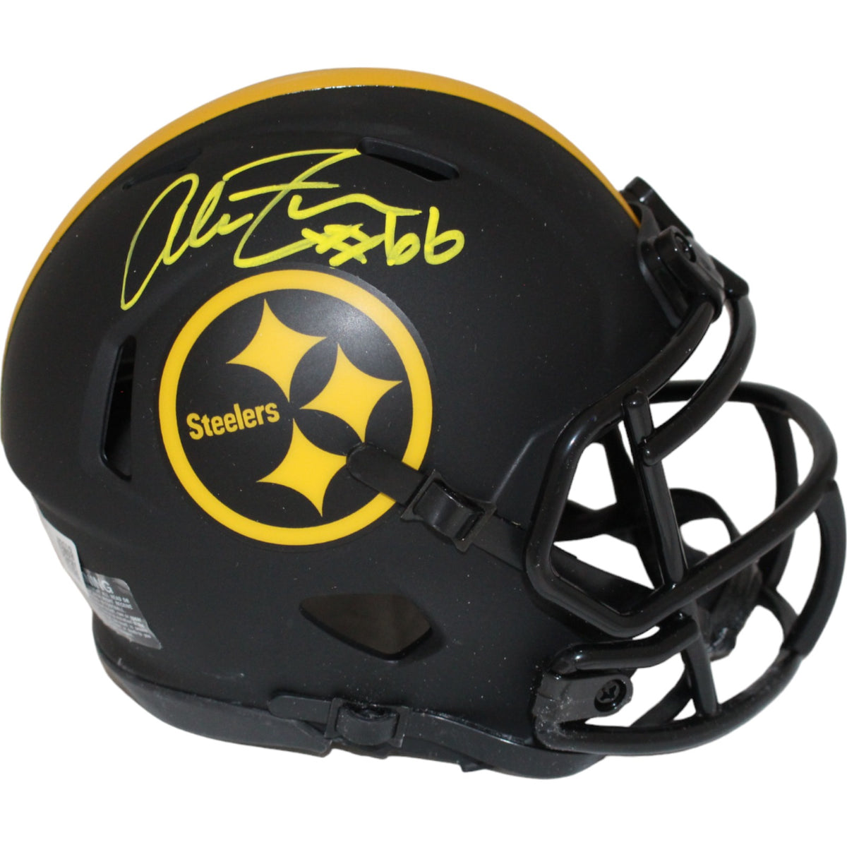 Alan Faneca Pittsburgh Steelers Eclipse Signed Mini Helmet Beckett-Powers Sports Memorabilia