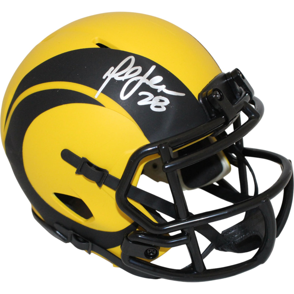 Marshall Faulk Los Angeles Rams Rave Signed Mini Helmet Beckett W 53314 Beckett-Powers Sports Memorabilia