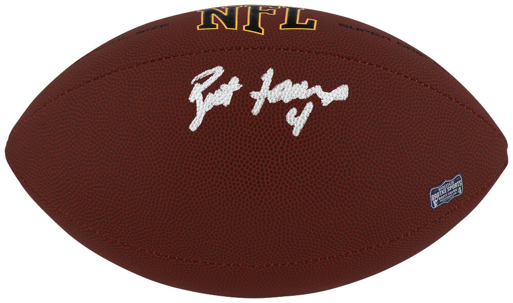 Brett Favre Autographed Wilson Super Grip Full Size NFL Football-Powers Sports Memorabilia