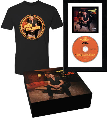 Jon Pardi Autographed 2022 Mr Saturday Night Capitol Records 4x4 Art Card Custom Framing with CD/T-Shirt Box Set– JSA-Powers Sports Memorabilia