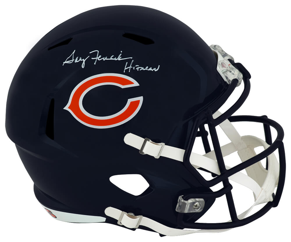 Gary Fencik Chicago Bears Autographed Full Size Riddell Replica Helmet w/ Hitman