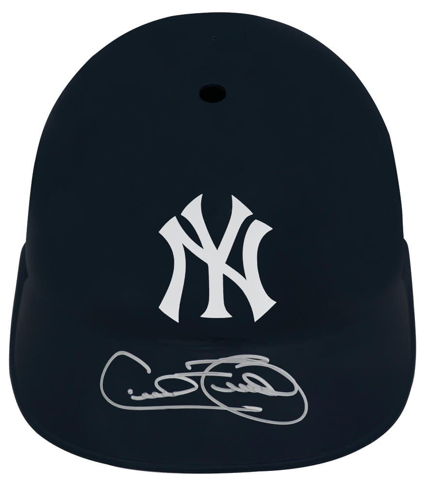 Cecil Fielder Autographed New York Yankees Replica Batting Helmet-Powers Sports Memorabilia