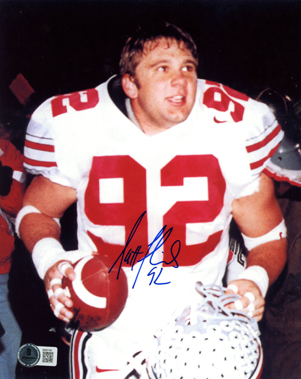 Matt Finkes Ohio State Buckeyes Signed 8x10 Photo - Beckett Beckett-Powers Sports Memorabilia