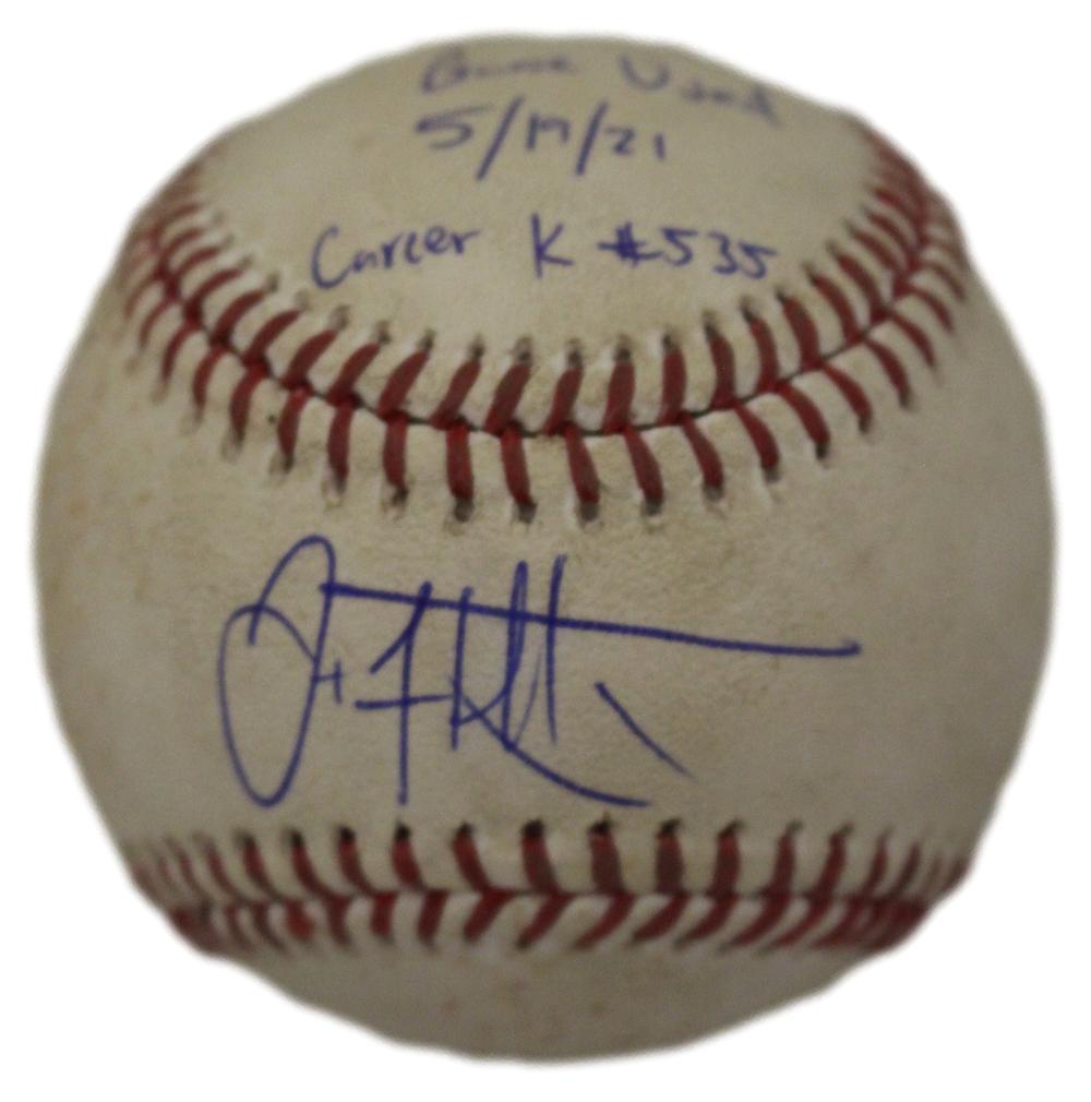 Jack Flaherty St Louis Cardinals Signed Guitar - Game Used OML Baseball Cardinals MLB-Powers Sports Memorabilia
