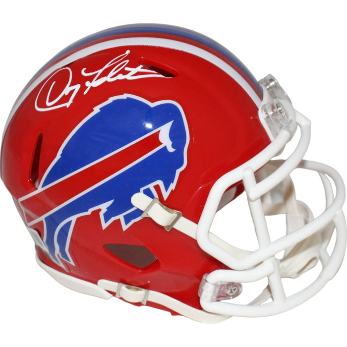 Doug Flutie Signed Buffalo Bills TB Mini Helmet – Beckett Authenticated-Powers Sports Memorabilia