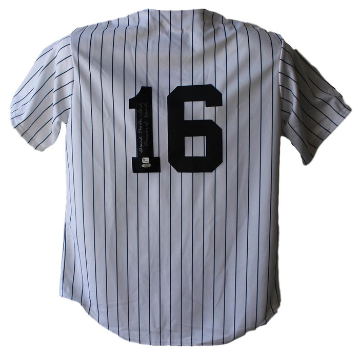 Whitey Ford Signed New York Yankees Majestic White L Jersey – Steiner Authenticated-Powers Sports Memorabilia